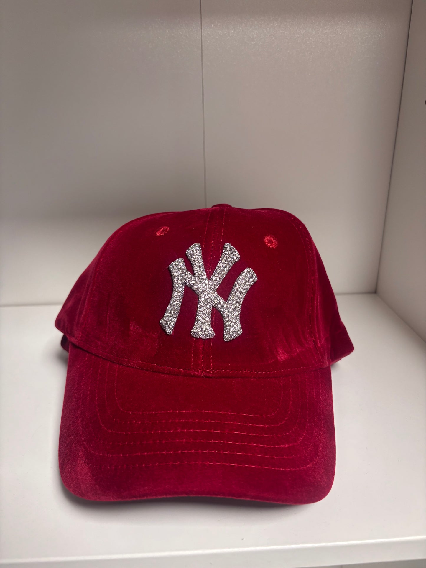 Velvet ball cap