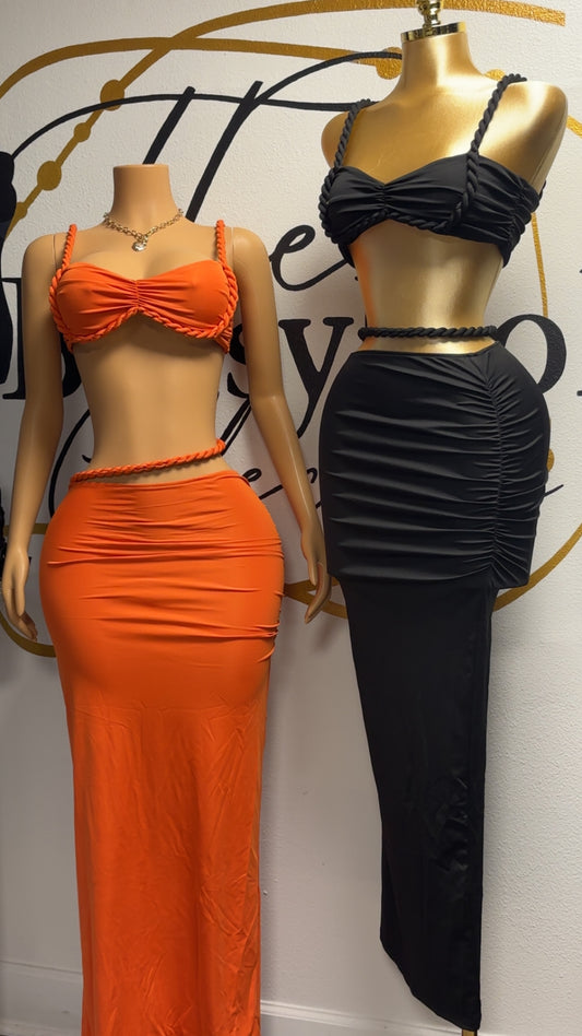 Go girl two piece skirt set